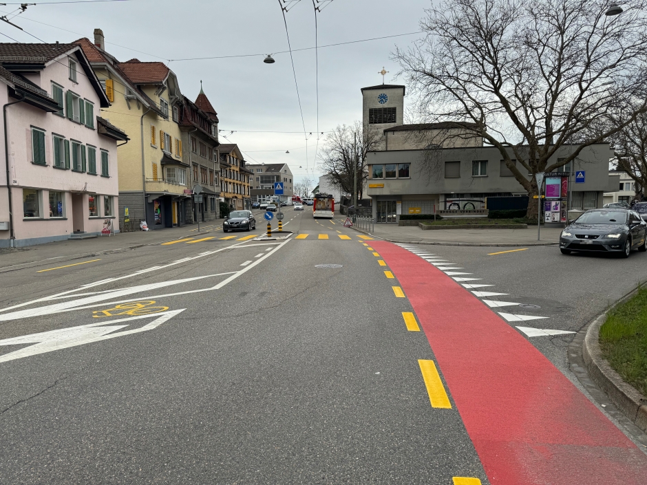 Unfallstelle Z&uuml;rcher Strasse